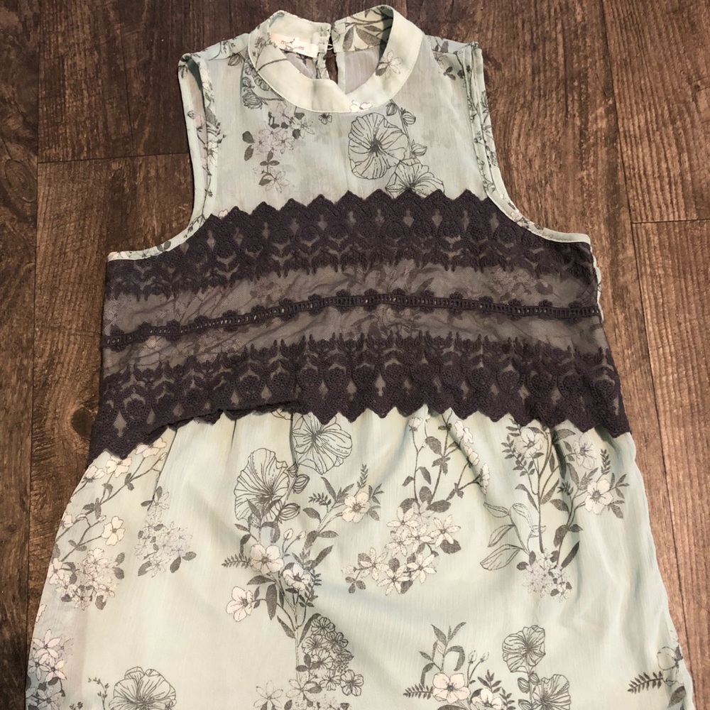 Light blue dress tank top